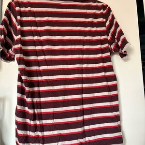 Levi’s Red and White Striped T-Shirt